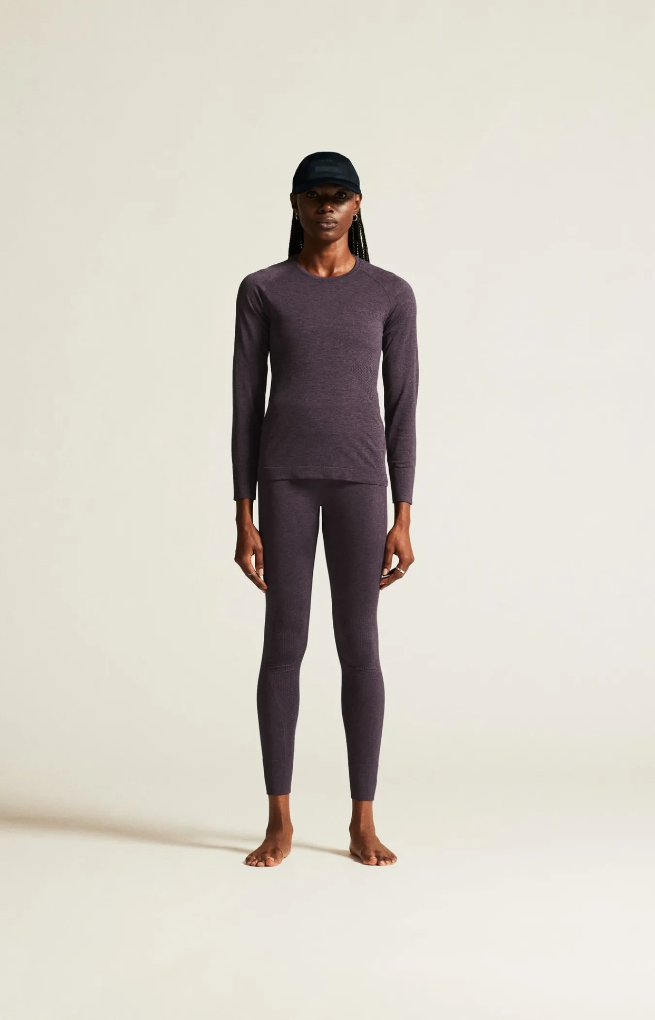 Gensere|Ull- & Superundertøy>Craft Sportswear CORE Dry Active Comfort Ls W Dk Plum