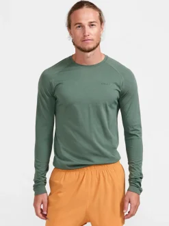 T-Skjorter & Singleter|Ull- & Superundertøy>Craft Sportswear CORE Dry Active Comfort Ls M Moss