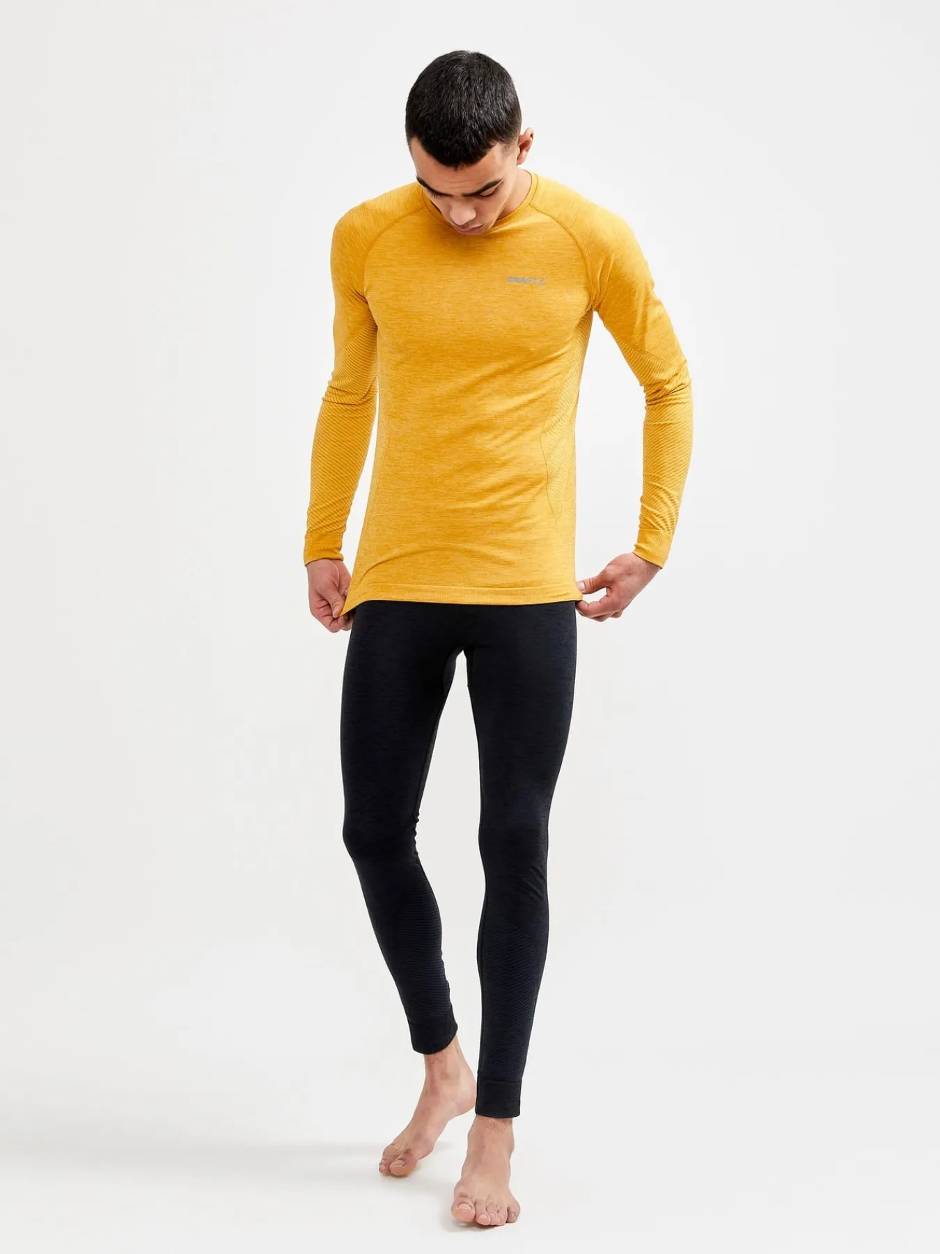 T-Skjorter & Singleter|Ull- & Superundertøy>Craft Sportswear CORE Dry Active Comfort Ls M Tawny
