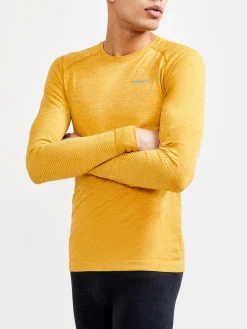 T-Skjorter & Singleter|Ull- & Superundertøy>Craft Sportswear CORE Dry Active Comfort Ls M Tawny