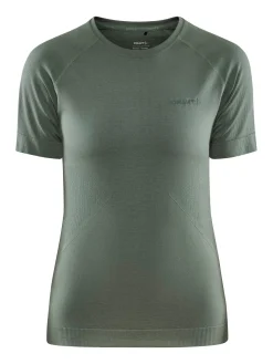 T-Skjorter & Singleter|Ull- & Superundertøy>Craft Sportswear CORE Dry Active Comfort Ss W Moss