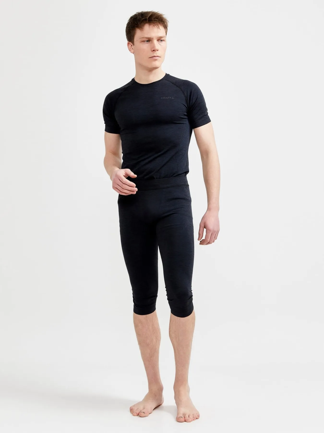 T-Skjorter & Singleter|Ull- & Superundertøy>Craft Sportswear CORE Dry Active Comfort Ss M Black