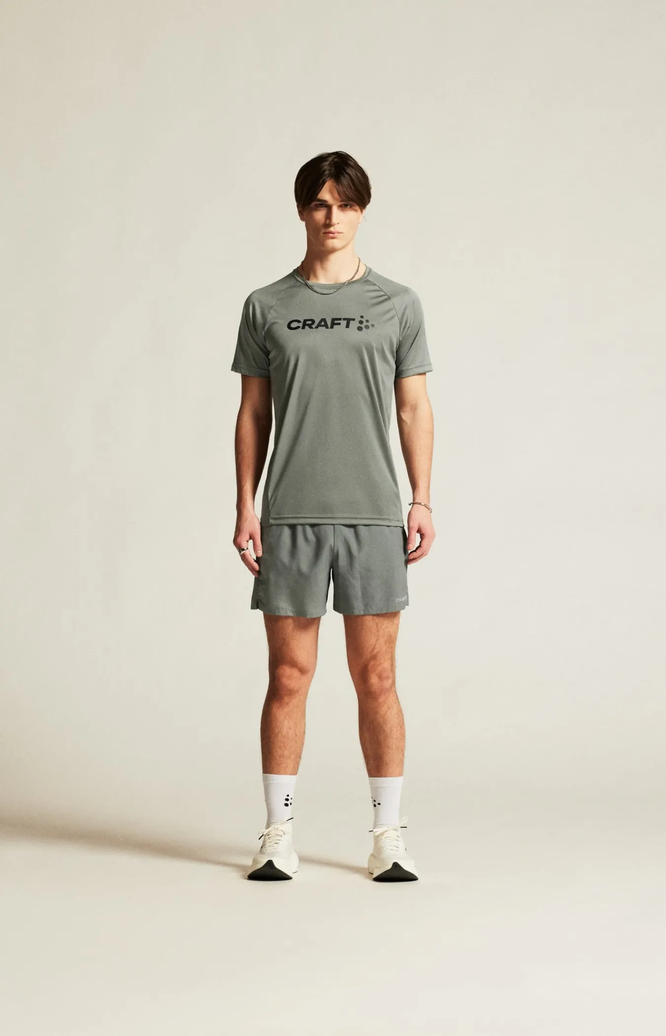 T-Skjorter & Singleter|Trening>Craft Sportswear CORE Essence Logo Tee M Leaf