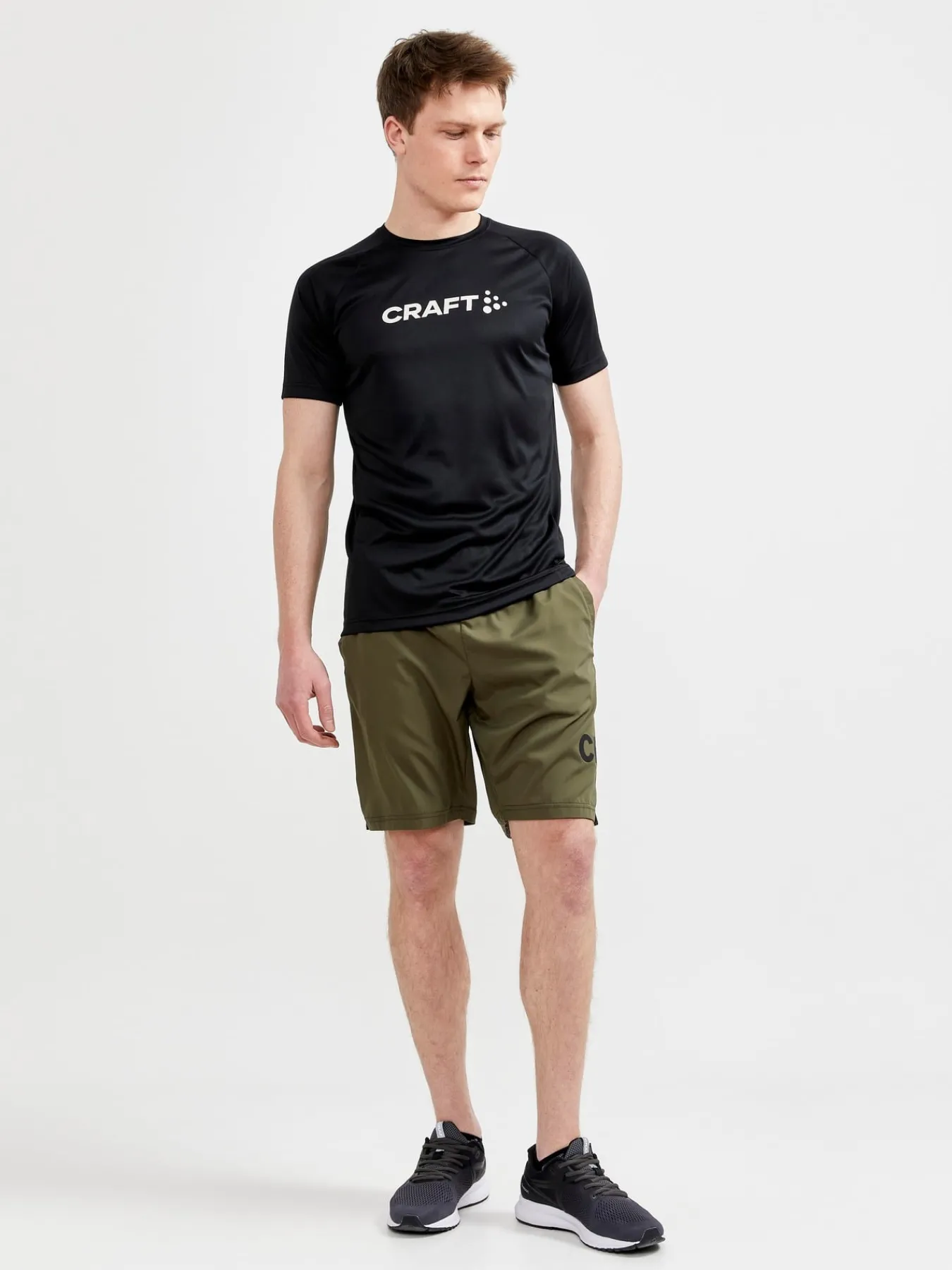T-Skjorter & Singleter|Trening>Craft Sportswear CORE Essence Logo Tee M Black