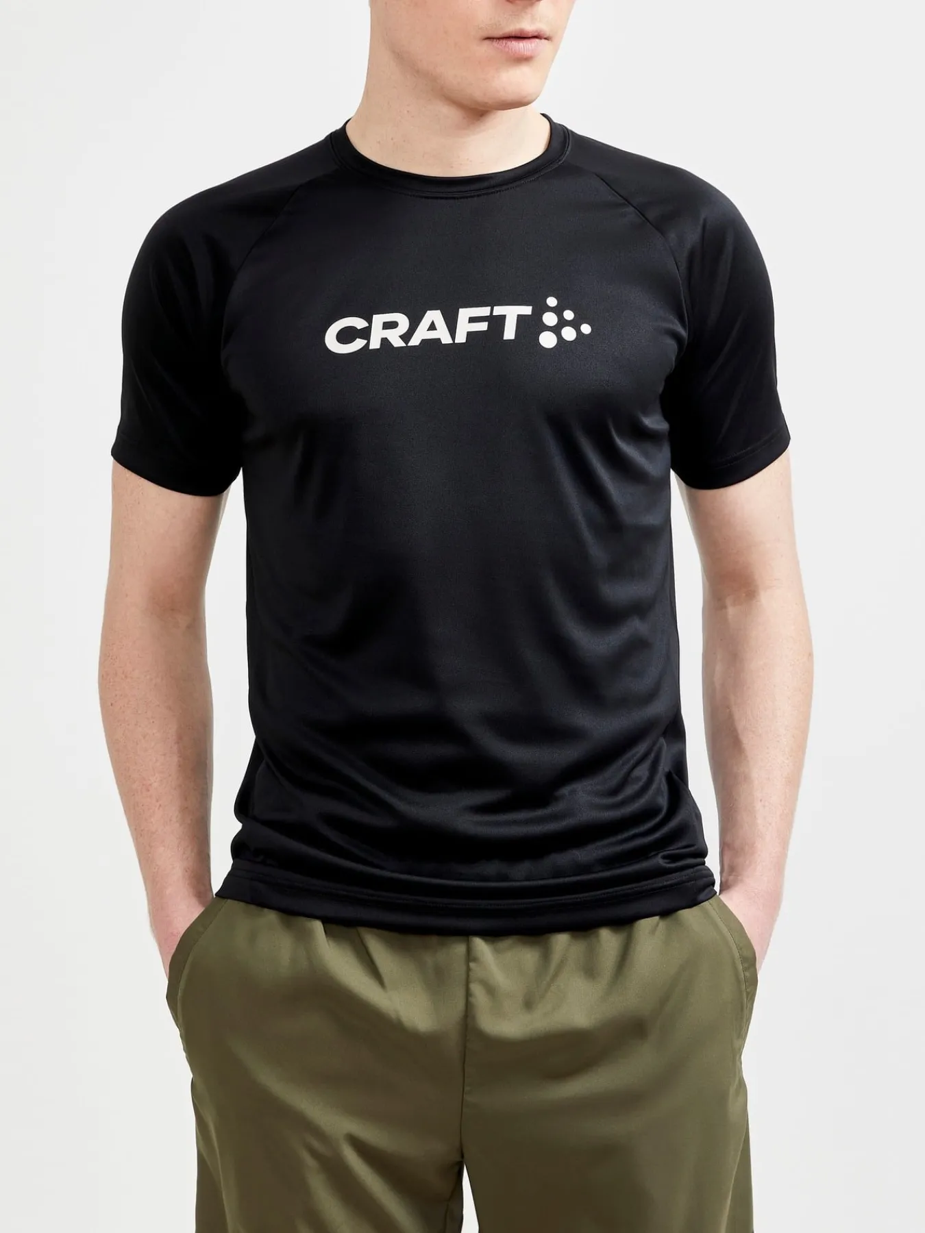 T-Skjorter & Singleter|Trening>Craft Sportswear CORE Essence Logo Tee M Black