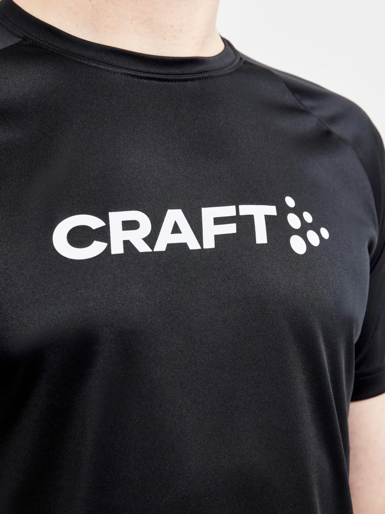 T-Skjorter & Singleter|Trening>Craft Sportswear CORE Essence Logo Tee M Black