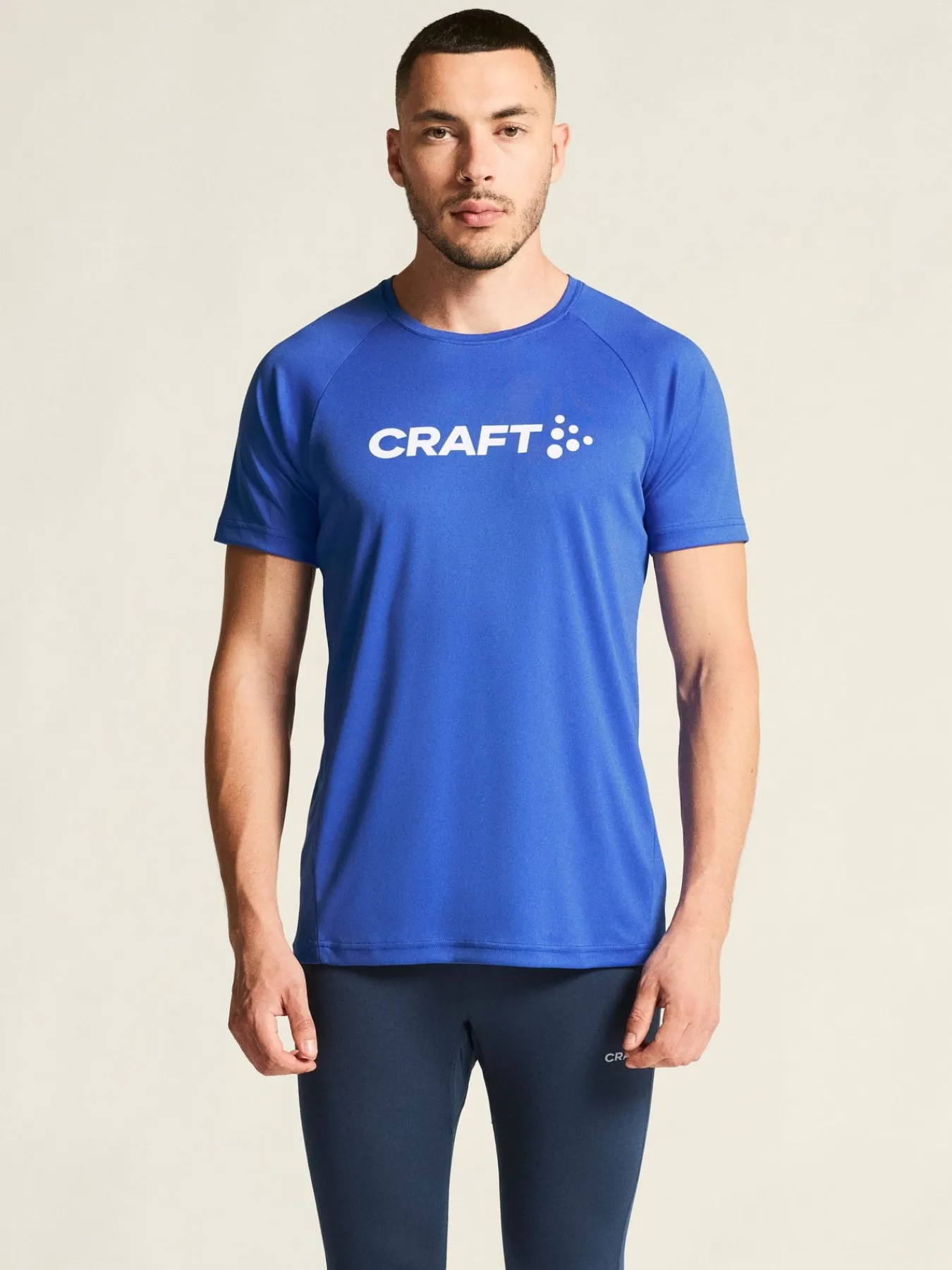 T-Skjorter & Singleter|Trening>Craft Sportswear CORE Essence Logo Tee M Ink Blue