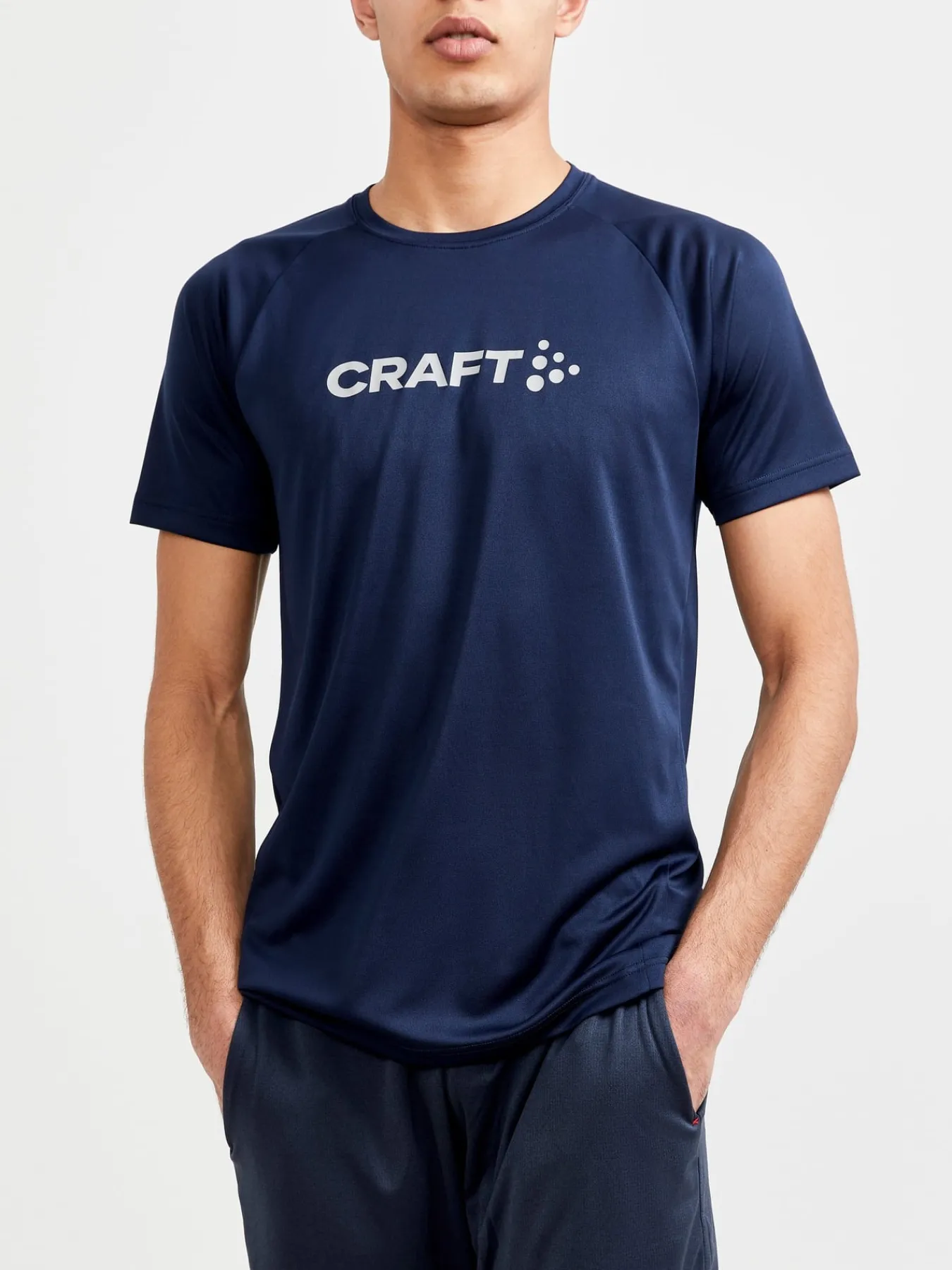 T-Skjorter & Singleter|Trening>Craft Sportswear CORE Essence Logo Tee M Blaze