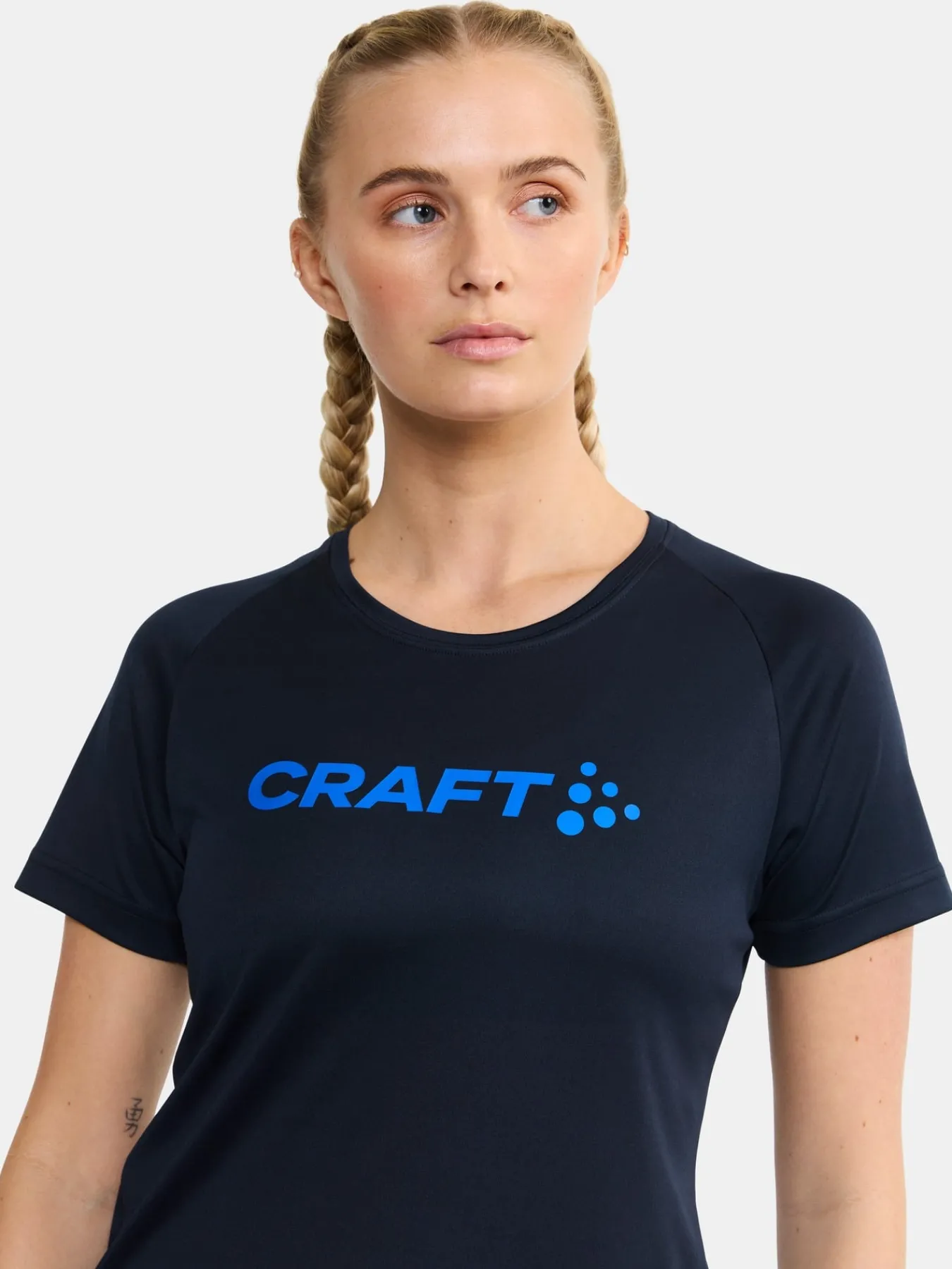 T-Skjorter & Singleter|Trening>Craft Sportswear CORE Essence Logo Tee W Blaze-Jump