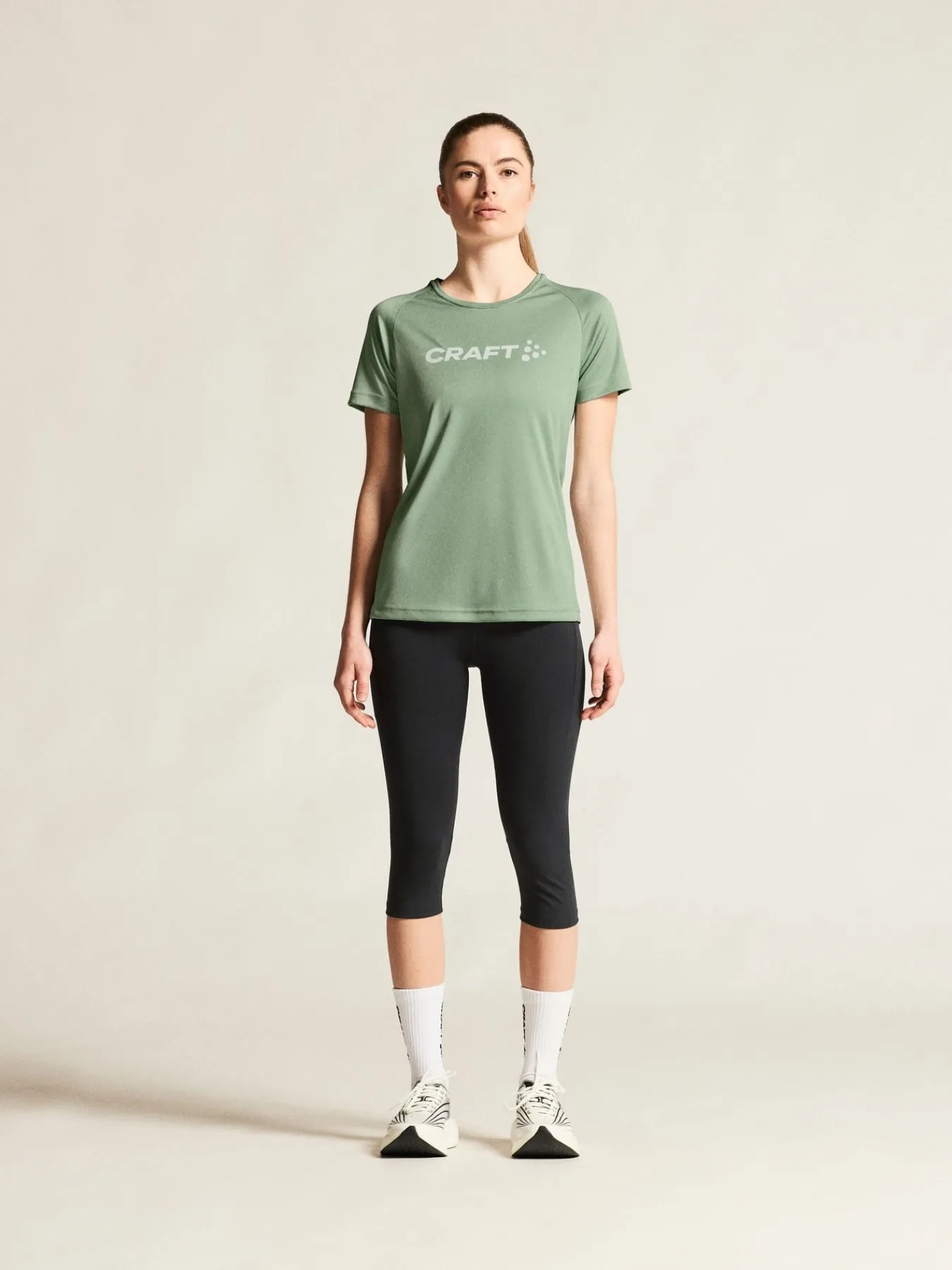 T-Skjorter & Singleter|Trening>Craft Sportswear CORE Essence Logo Tee W Glacial