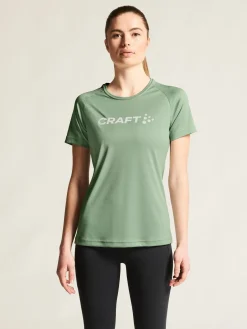 T-Skjorter & Singleter|Trening>Craft Sportswear CORE Essence Logo Tee W Glacial