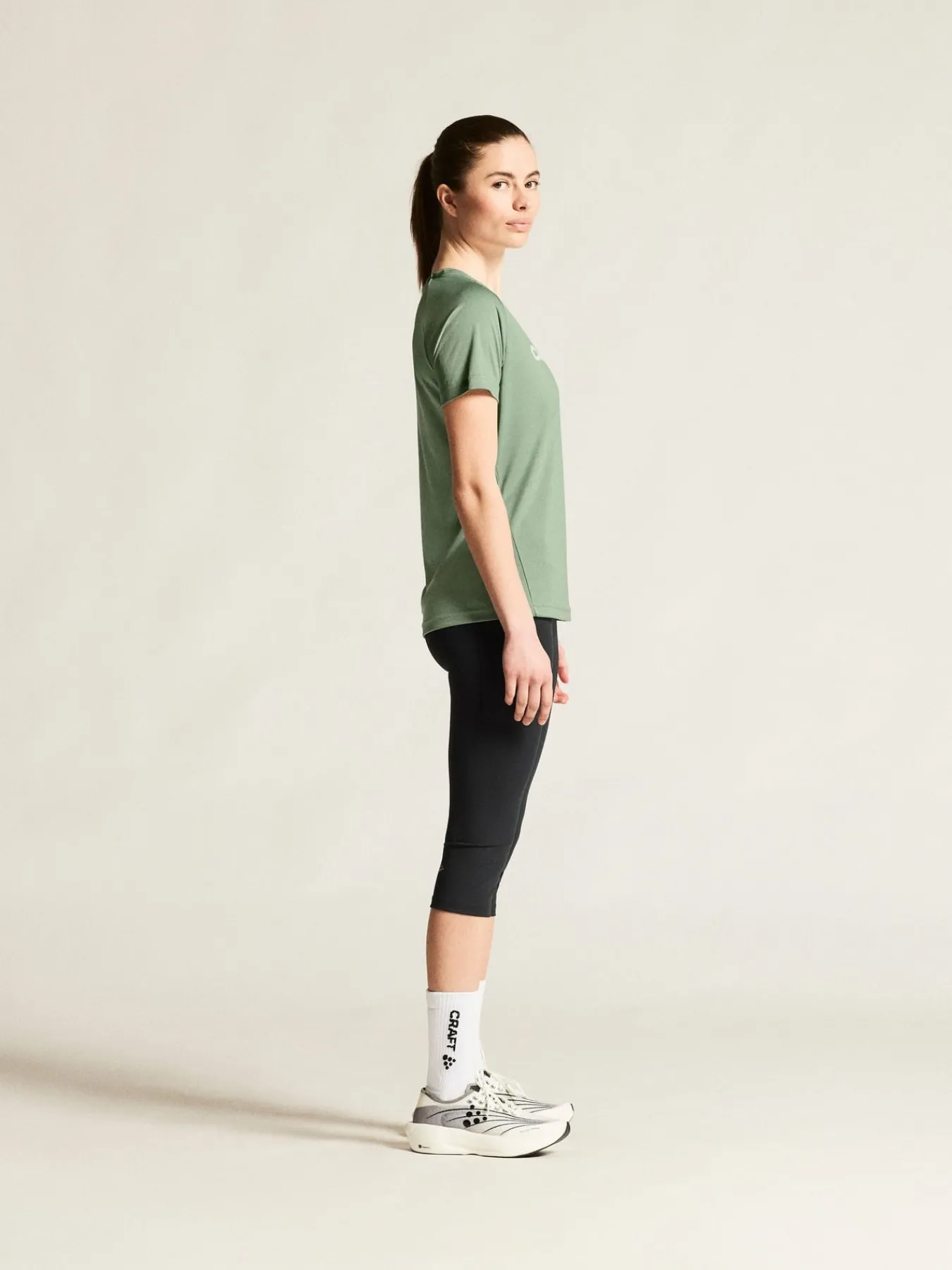T-Skjorter & Singleter|Trening>Craft Sportswear CORE Essence Logo Tee W Glacial
