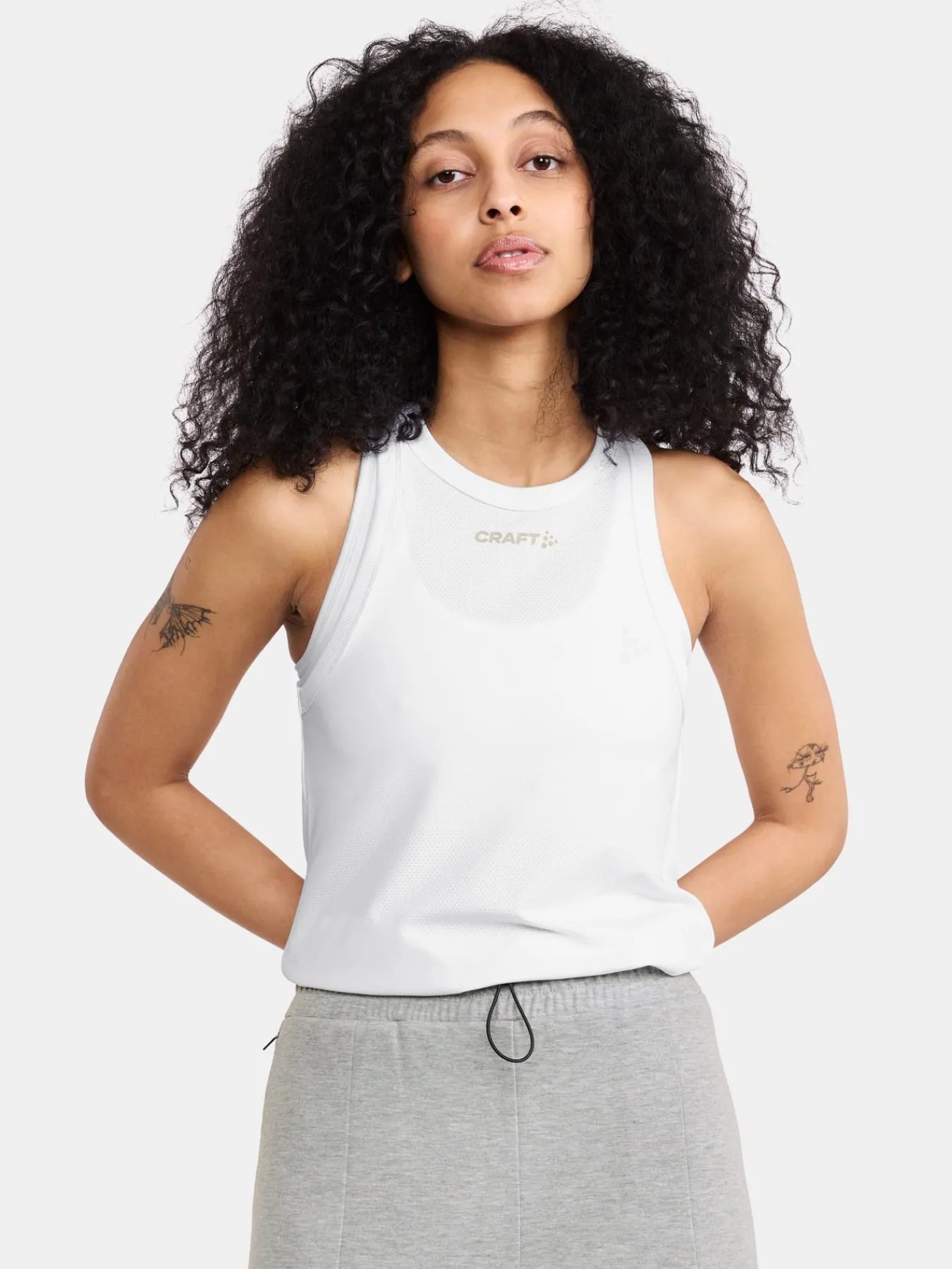 T-Skjorter & Singleter|Løping>Craft Sportswear CORE Essence Mesh Singlet W White