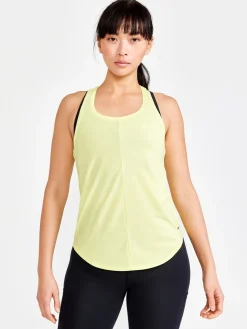 T-Skjorter & Singleter|Løping>Craft Sportswear CORE Essence Singlet W Giallo