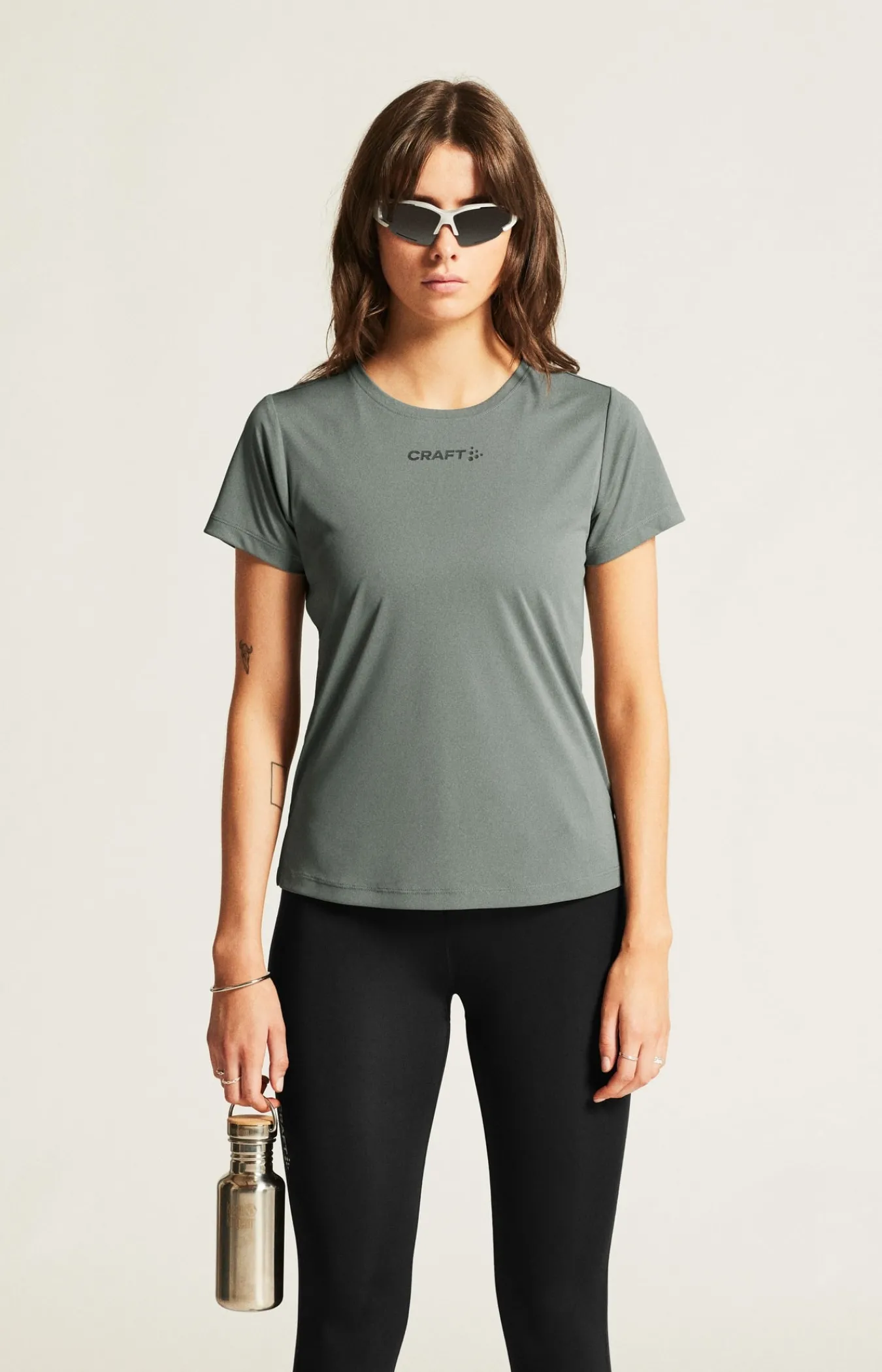 T-Skjorter & Singleter|Trening>Craft Sportswear CORE Essence Ss Tee 2 W Leaf