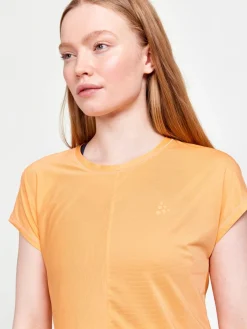 T-Skjorter & Singleter|Løping>Craft Sportswear Core Essence SS Tee W Peach