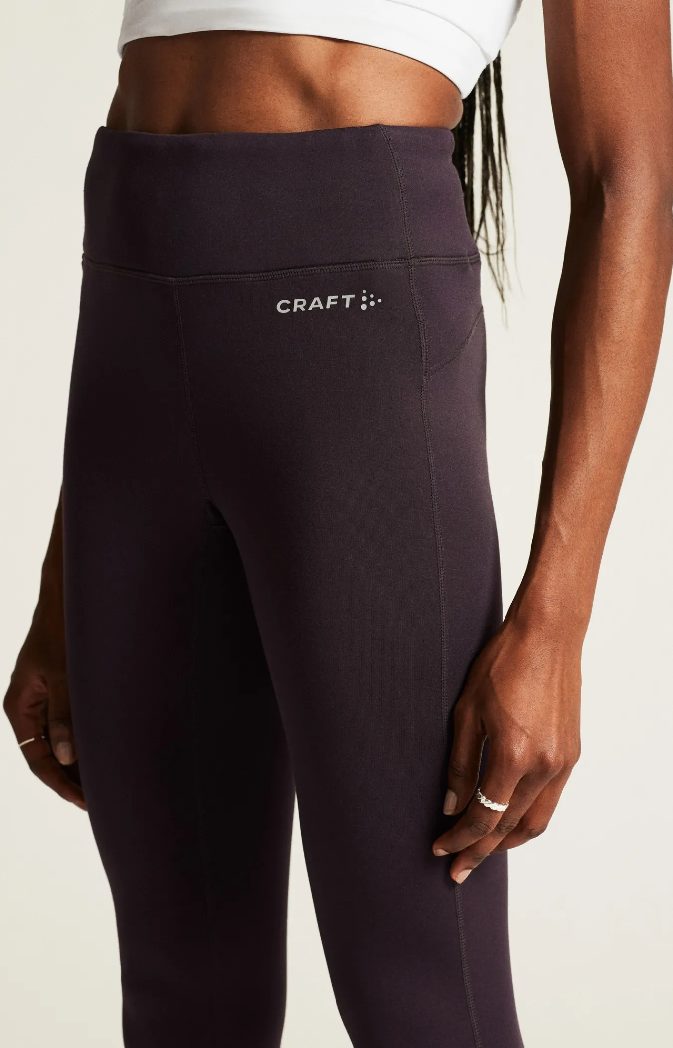 Tights|Trening>Craft Sportswear Core Essence Warm Tights W Dk Plum