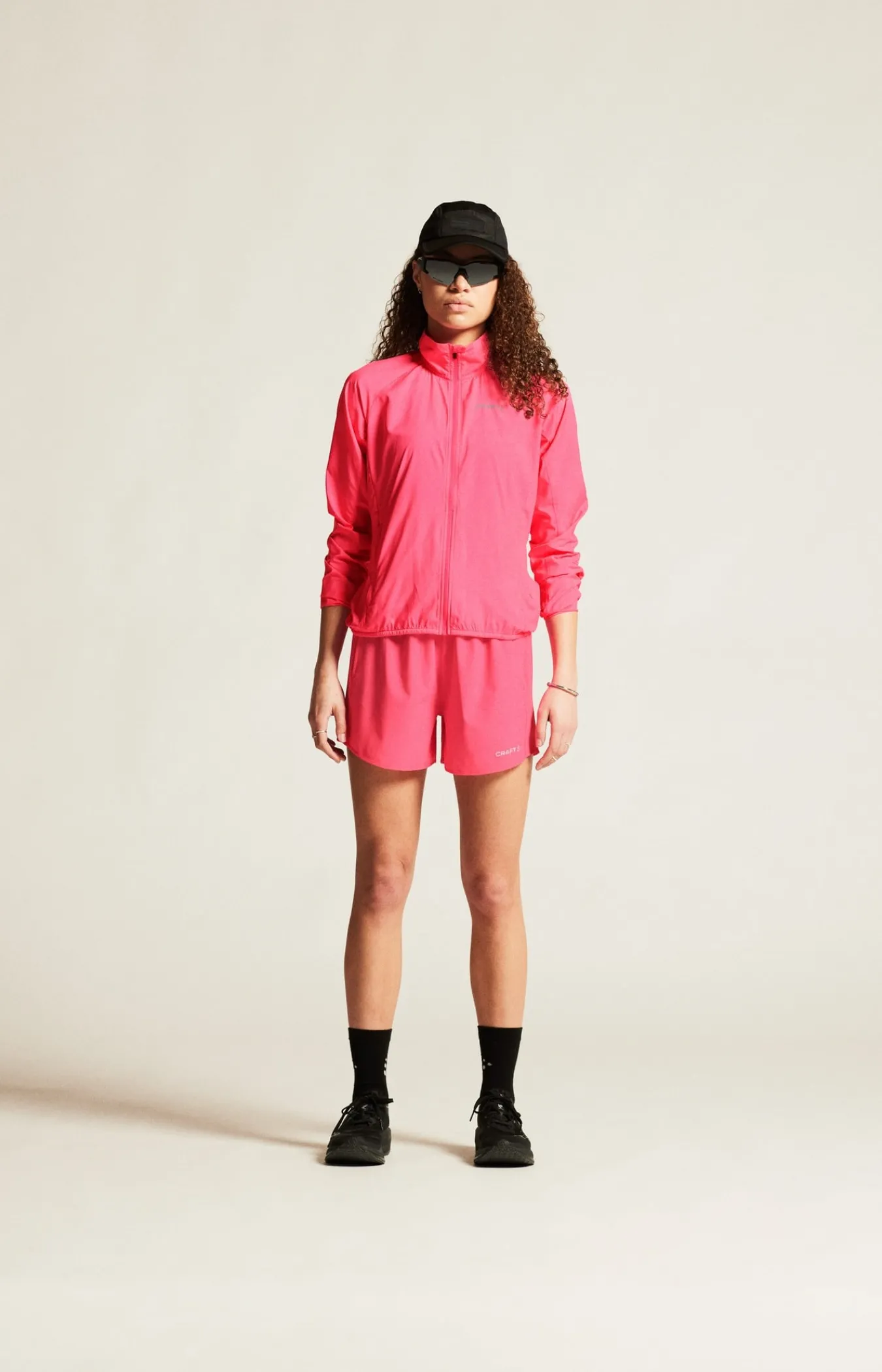 Jakker & Vester|Løping>Craft Sportswear CORE Essence Wind Jacket W Fuchsia