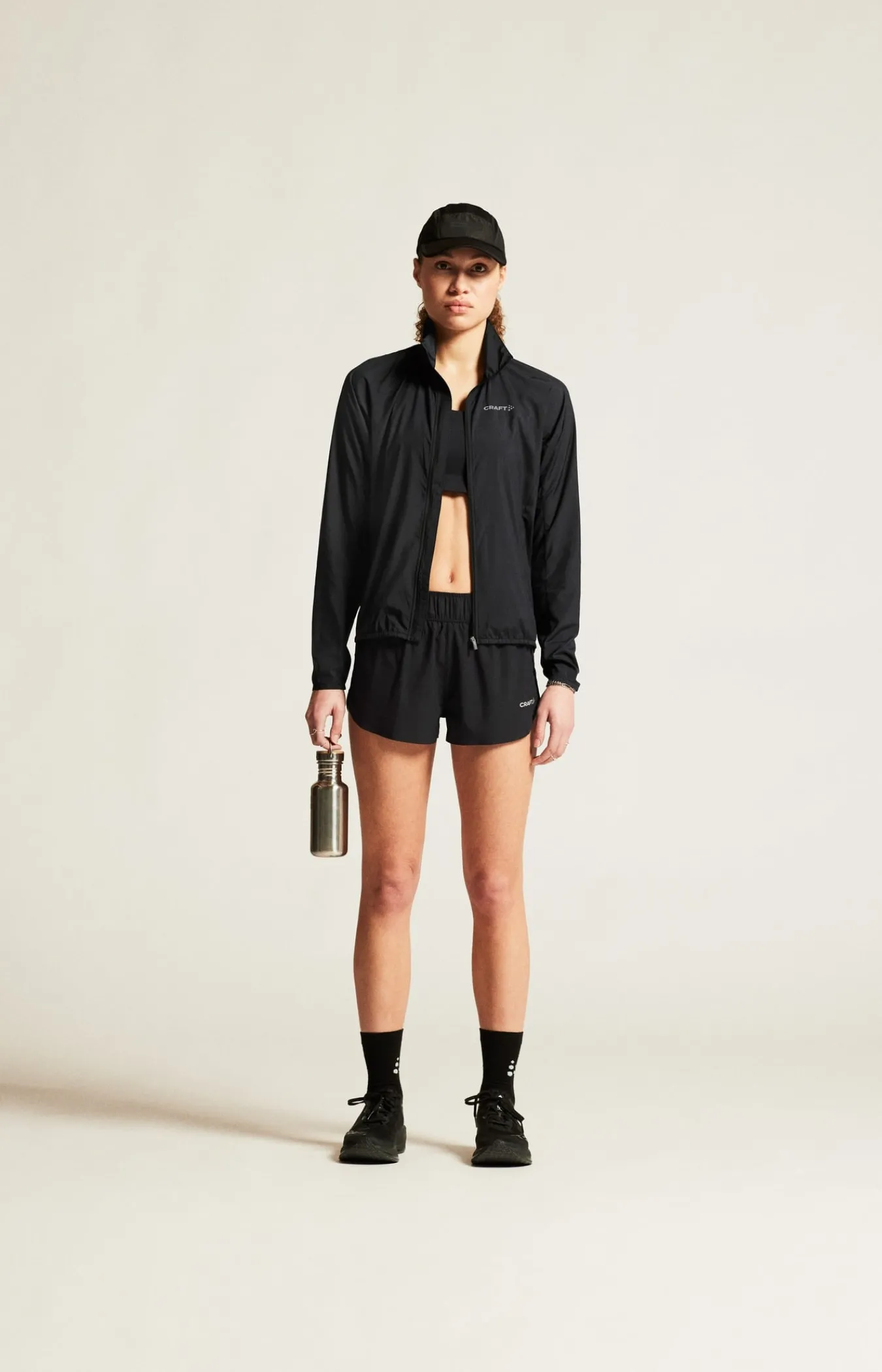 Jakker & Vester|Løping>Craft Sportswear CORE Essence Wind Jacket W Black