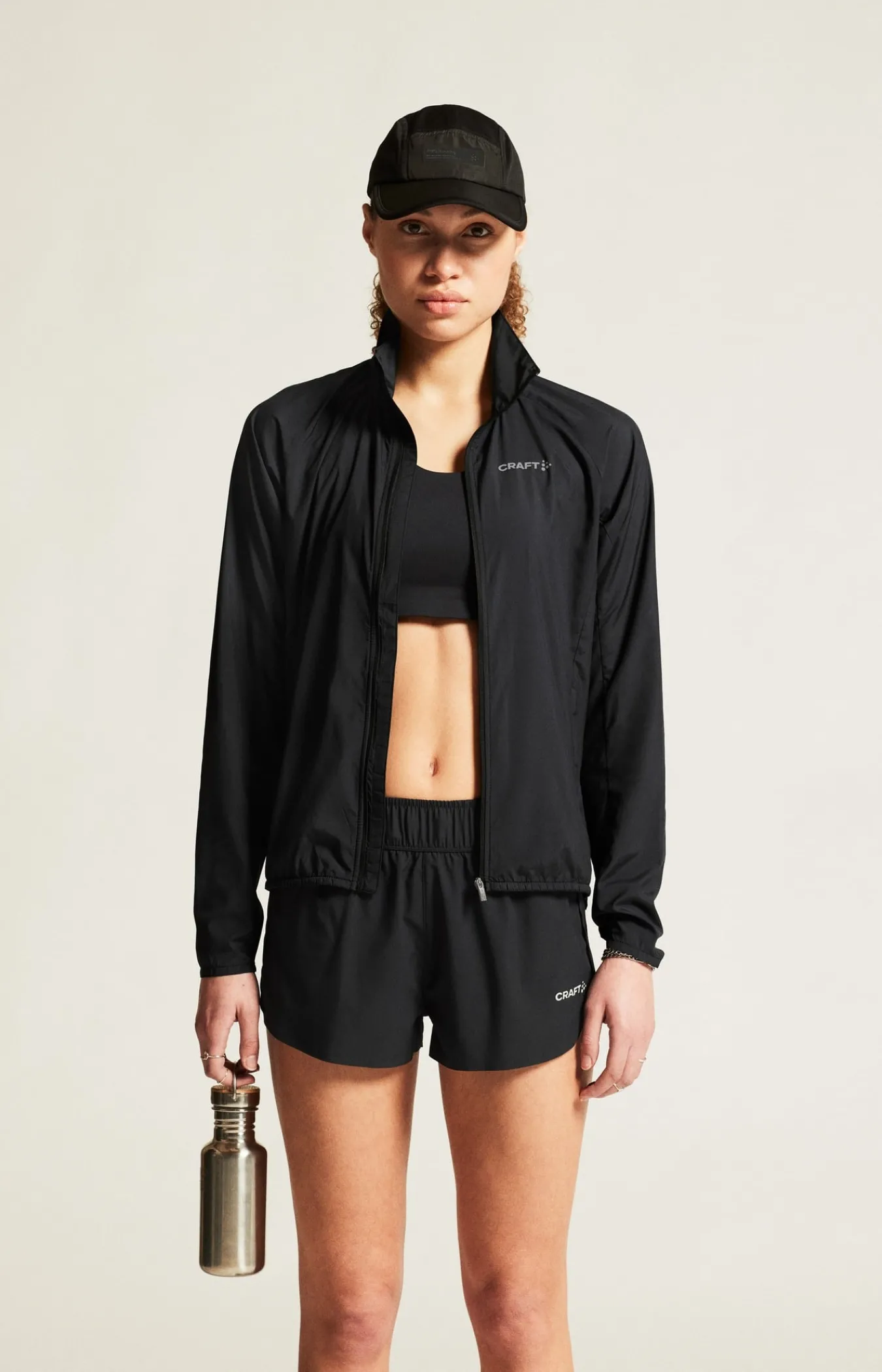 Jakker & Vester|Løping>Craft Sportswear CORE Essence Wind Jacket W Black