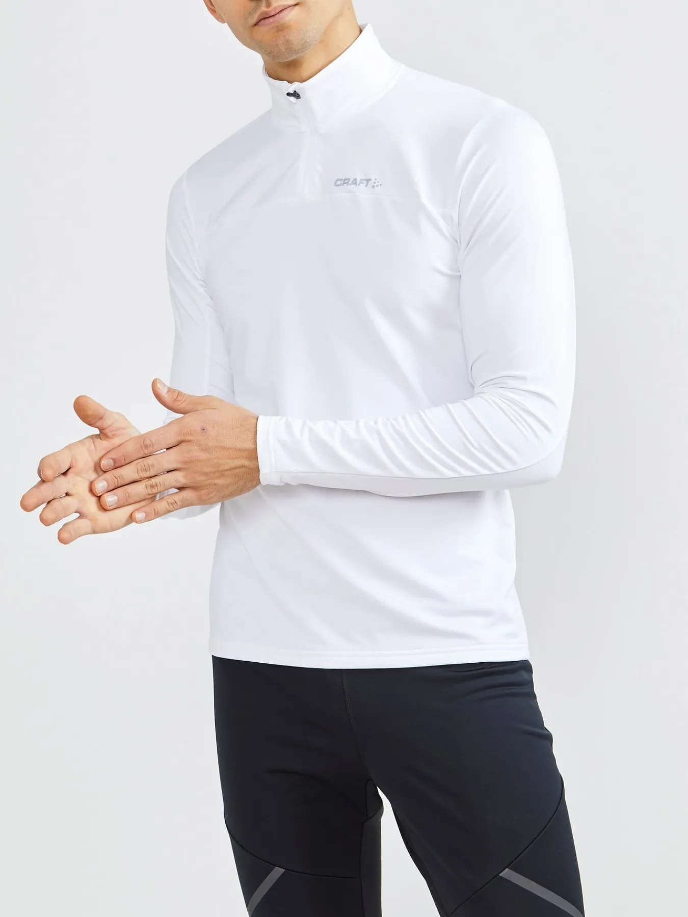 Mellomlag & Fleece|Mellomlag>Craft Sportswear CORE Gain Midlayer M White