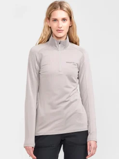 Mellomlag & Fleece|Mellomlag>Craft Sportswear CORE Gain Midlayer W Clay
