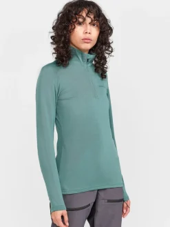 Mellomlag & Fleece|Mellomlag>Craft Sportswear CORE Gain Midlayer W Thyme