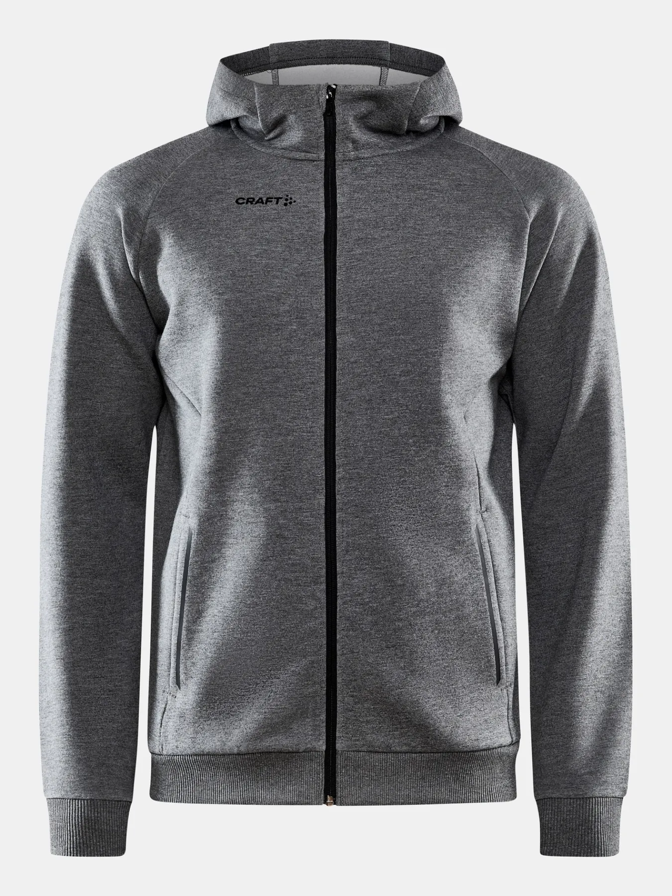 Gensere>Craft Sportswear CORE Soul Full Zip Hood M Dk Grey Melange