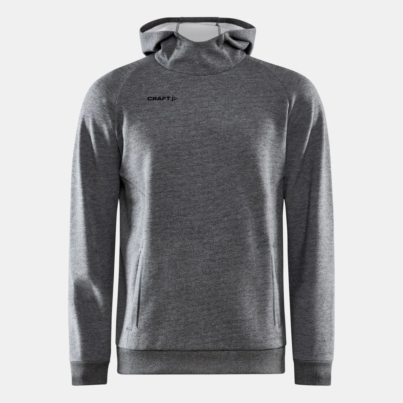 Gensere>Craft Sportswear CORE Soul Hood Sweatshirt M Dk Grey Melange