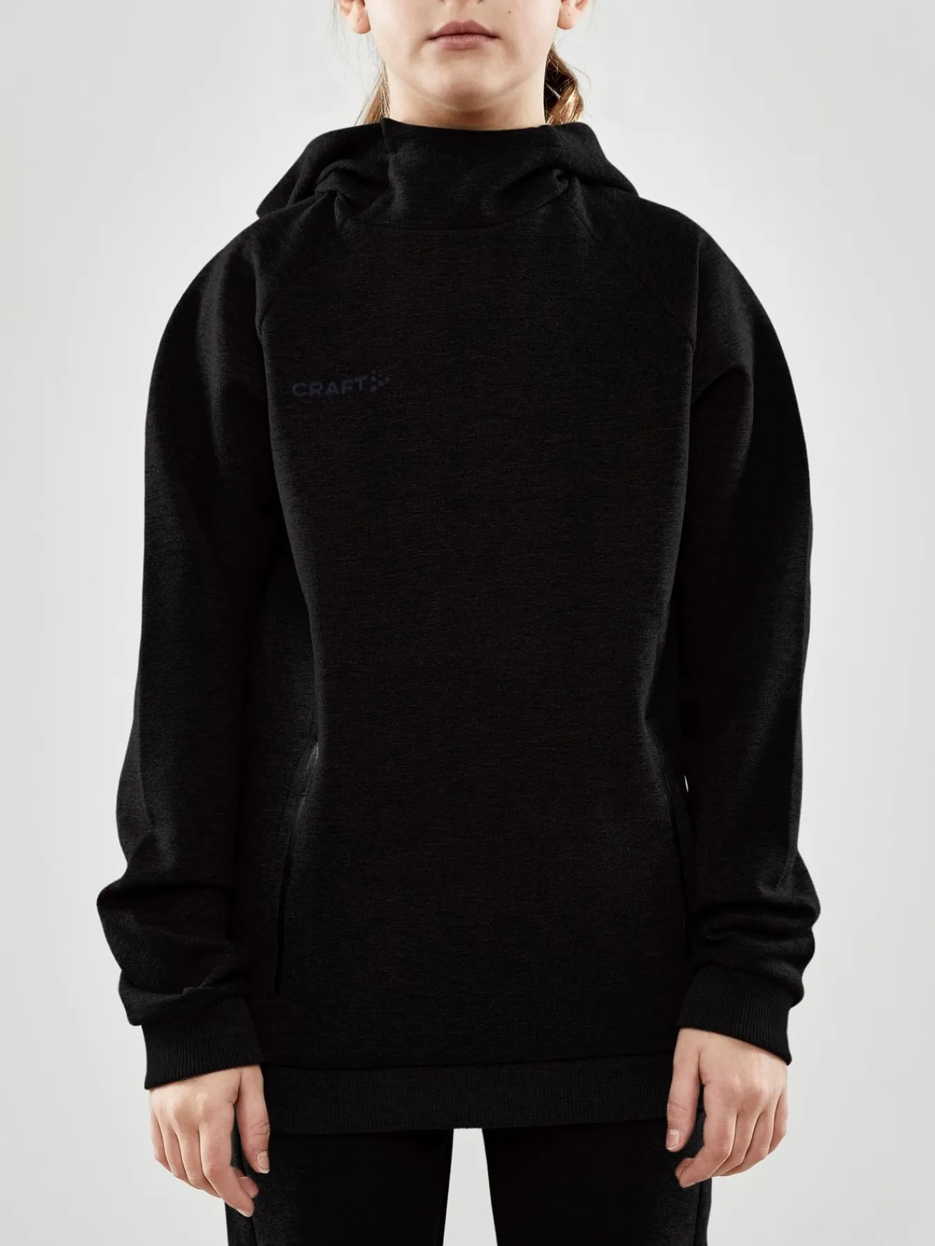 Gensere>Craft Sportswear CORE Soul Hood Sweatshirt Jr Black