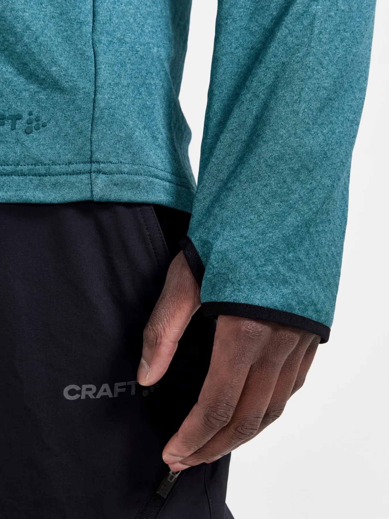 Mellomlag & Fleece|Mellomlag>Craft Sportswear CORE Trim Thermal midlayer M Opal-Melange