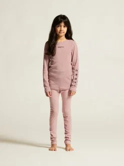 Active Superundertøy>Craft Sportswear CORE Warm Baselayer Set J Charm/Dk Plum