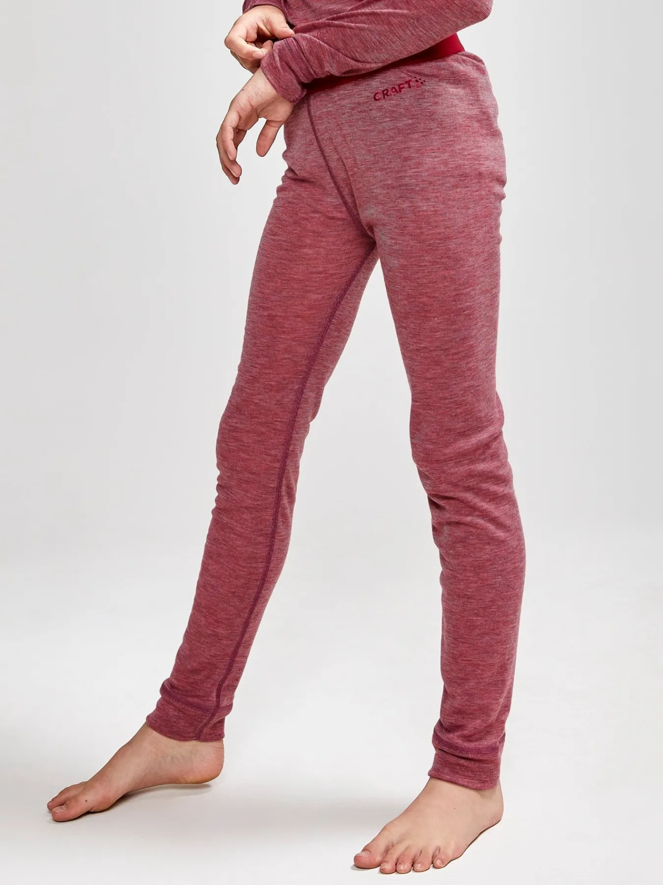 Ullundertøy>Craft Sportswear CORE Wool Merino Set J Rose-Melange