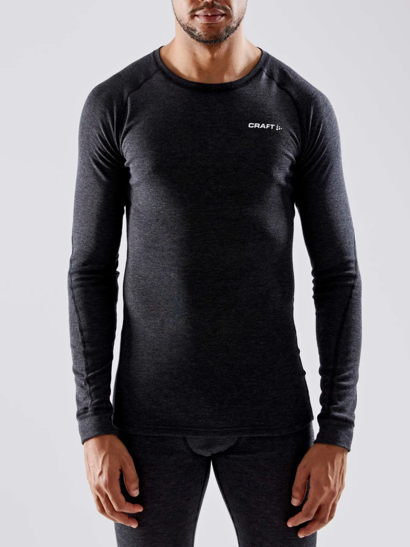 Ull- & Superundertøy|Ullundertøy>Craft Sportswear CORE Wool Merino Set M Black-Melange