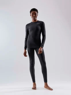 Ull- & Superundertøy|Ullundertøy>Craft Sportswear CORE Wool Merino Set W Black-Melange
