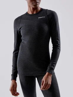 Ull- & Superundertøy|Ullundertøy>Craft Sportswear CORE Wool Merino Set W Black-Melange