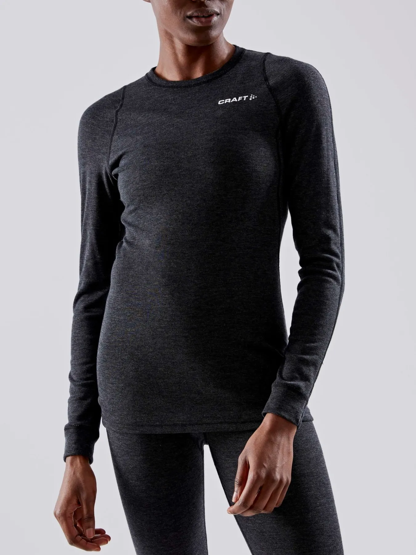 Ull- & Superundertøy|Ullundertøy>Craft Sportswear CORE Wool Merino Set W Black-Melange