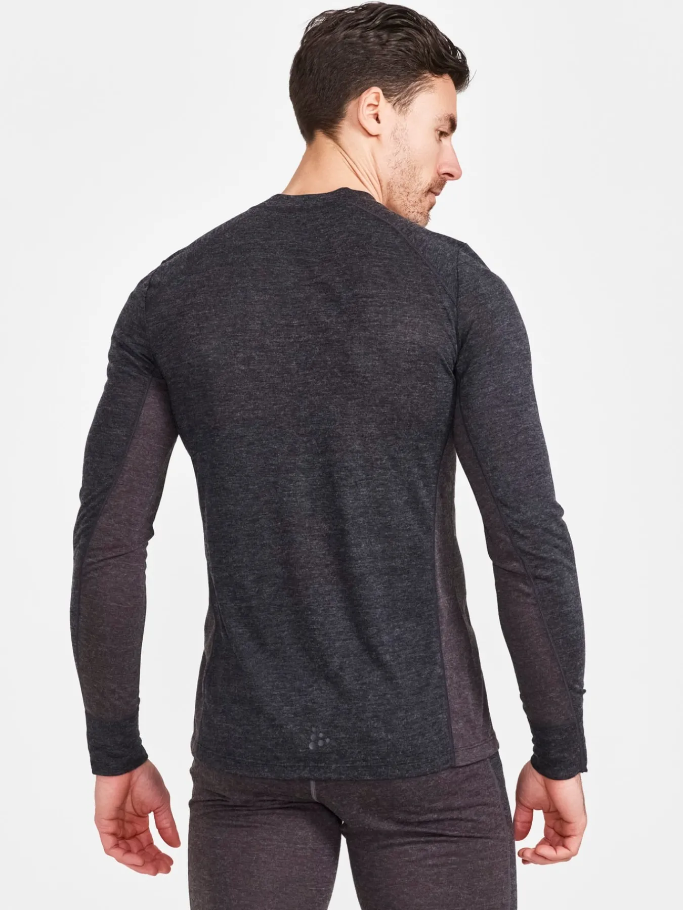 Ull- & Superundertøy|Ullundertøy>Craft Sportswear CORE Wool Mix Set M Black-Slate