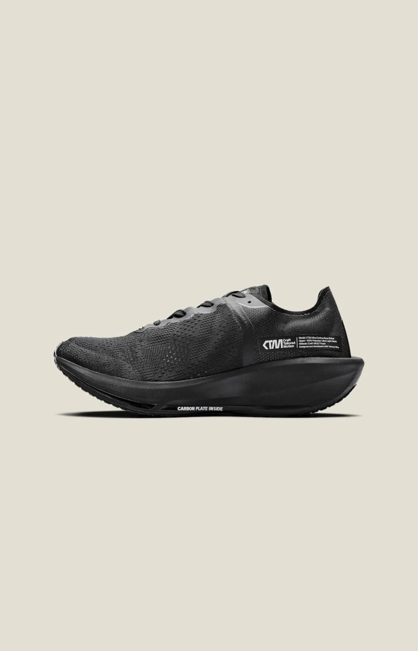 Løpesko Asfalt|Løping>Craft Sportswear CTM Ultra Carbon Race Rebel W Black-Black