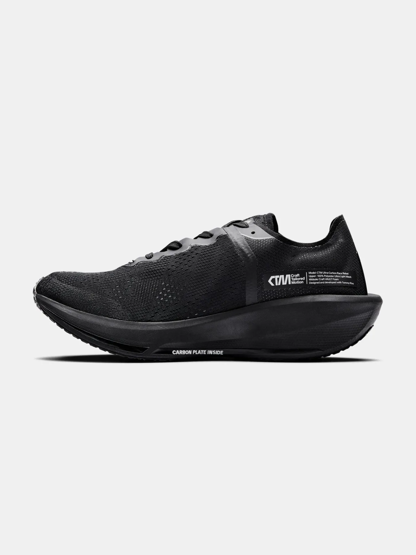 Løpesko Asfalt|Løping>Craft Sportswear CTM Ultra Carbon Race Rebel W Black-Black