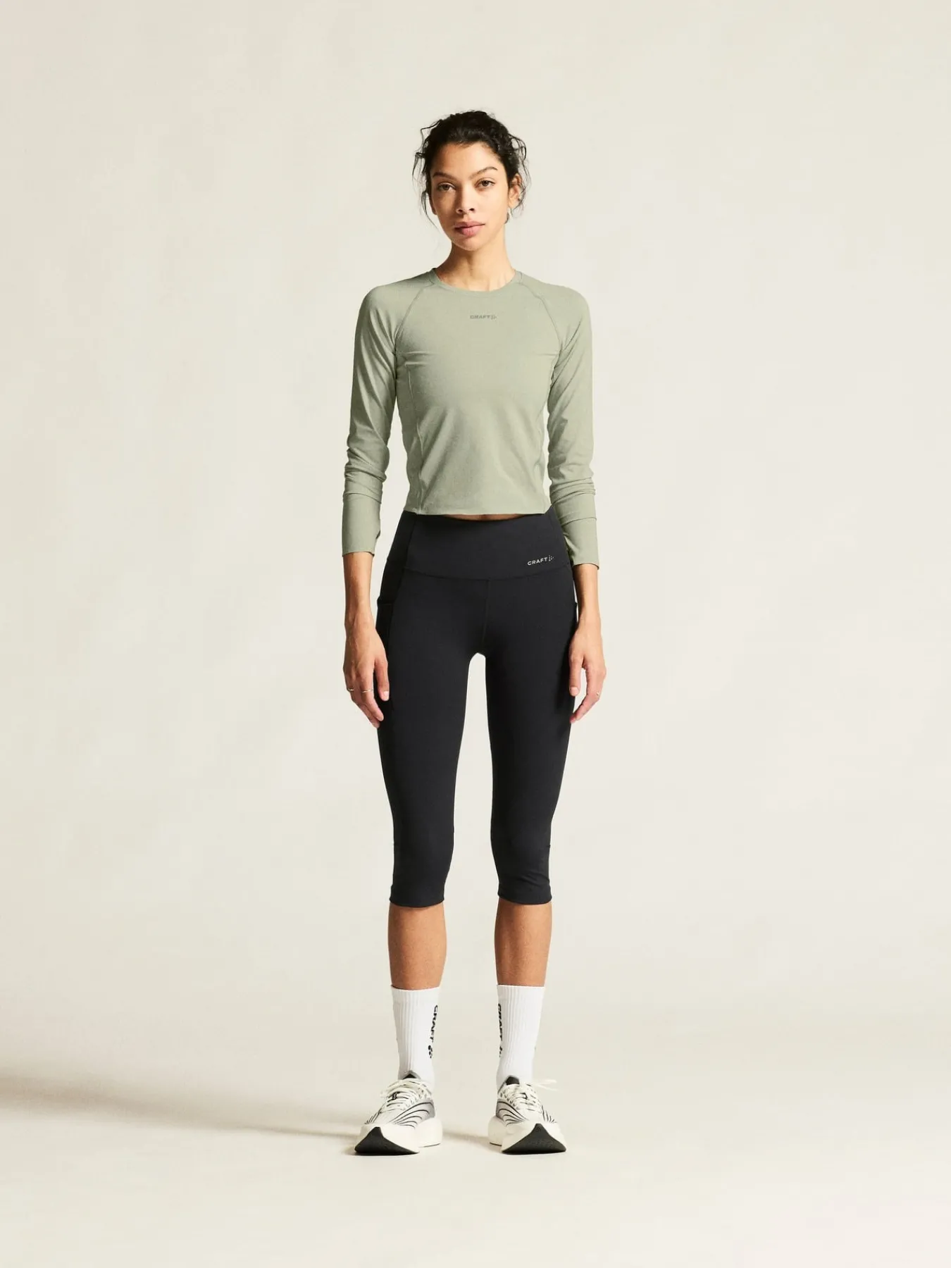 Tights|Løping>Craft Sportswear Essence Capri 3 W Black