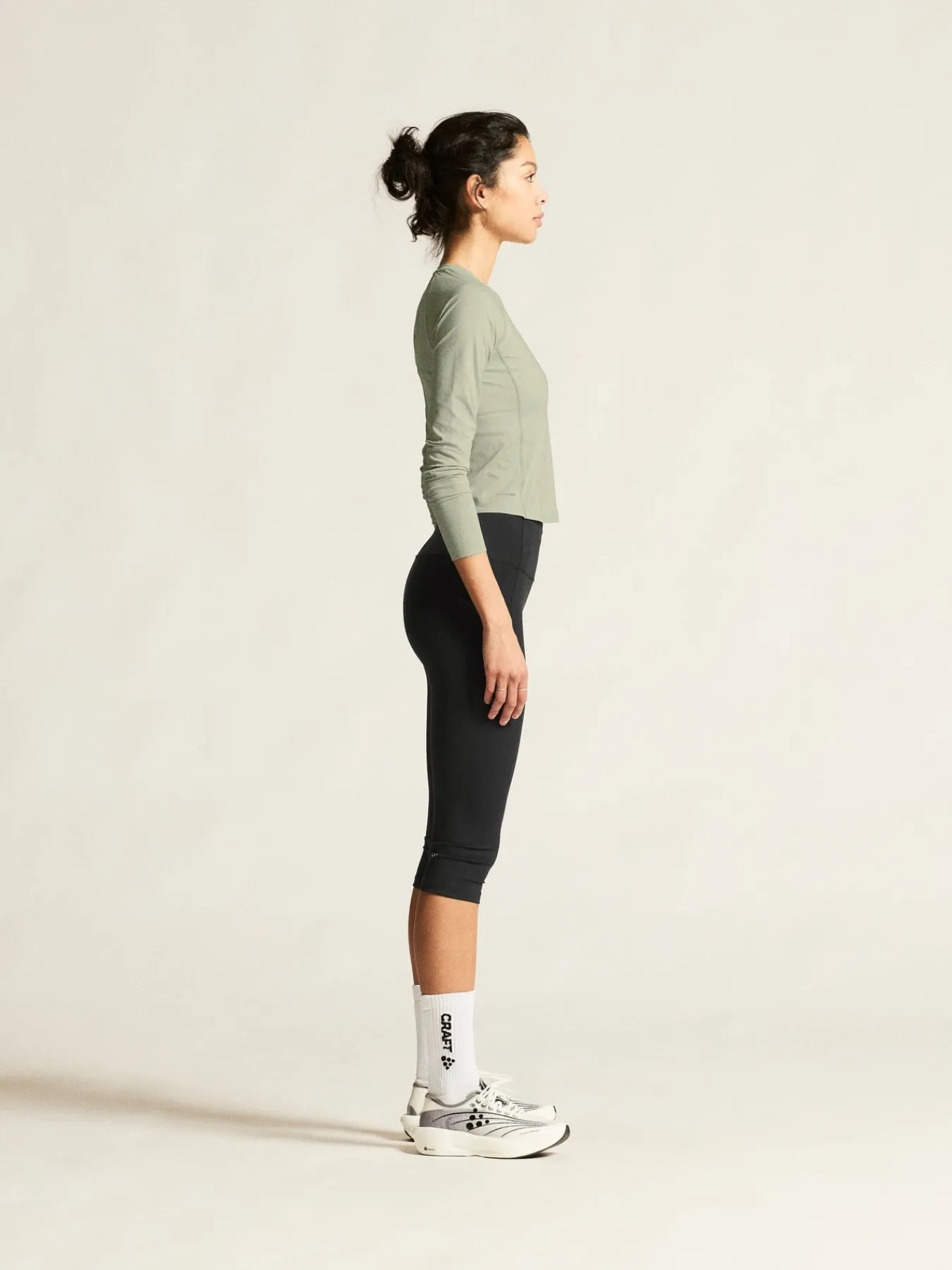 Tights|Løping>Craft Sportswear Essence Capri 3 W Black
