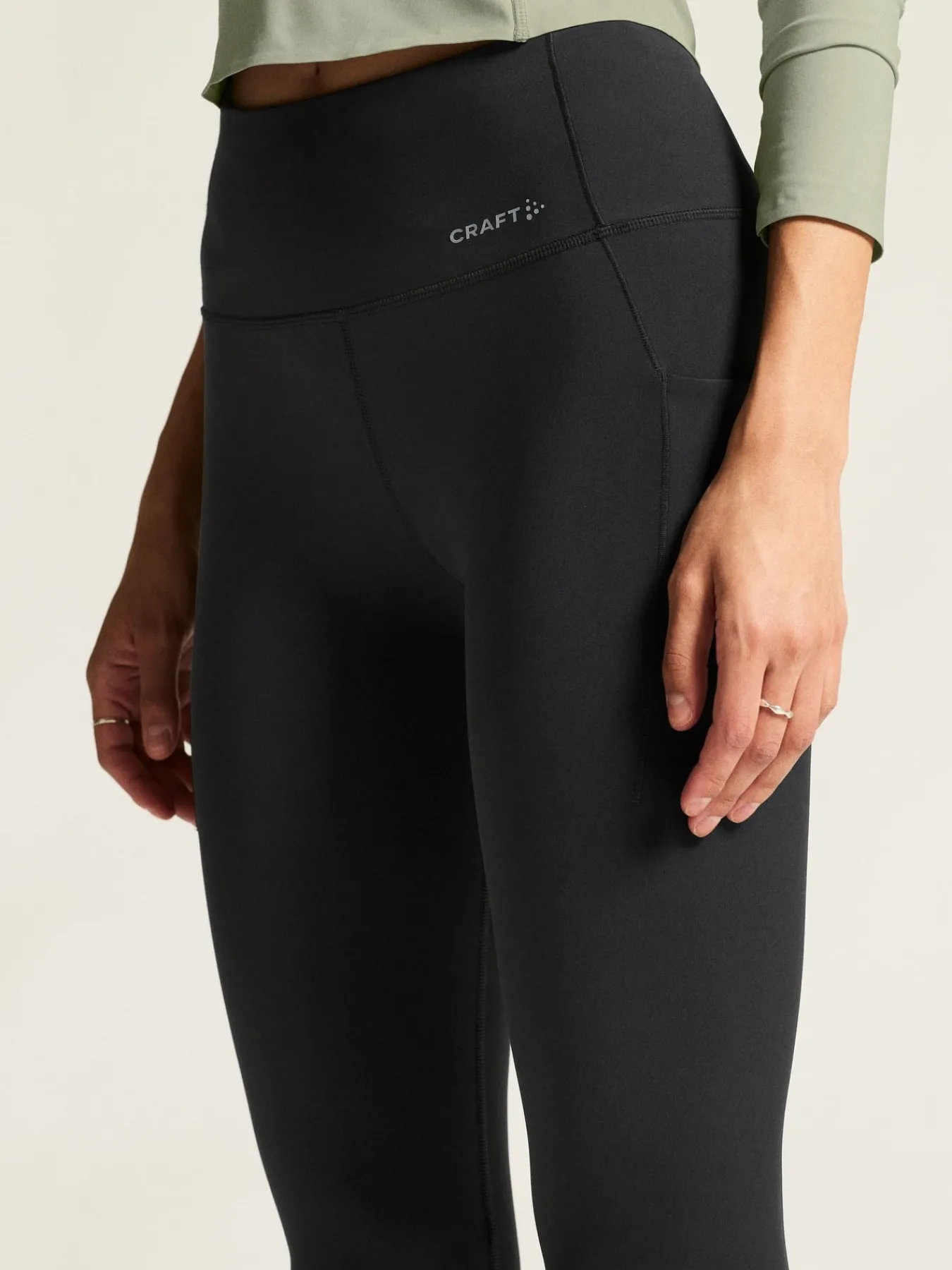 Tights|Løping>Craft Sportswear Essence Capri 3 W Black