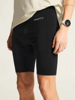 Tights|Løping>Craft Sportswear Essence Short Tights 3 M Black