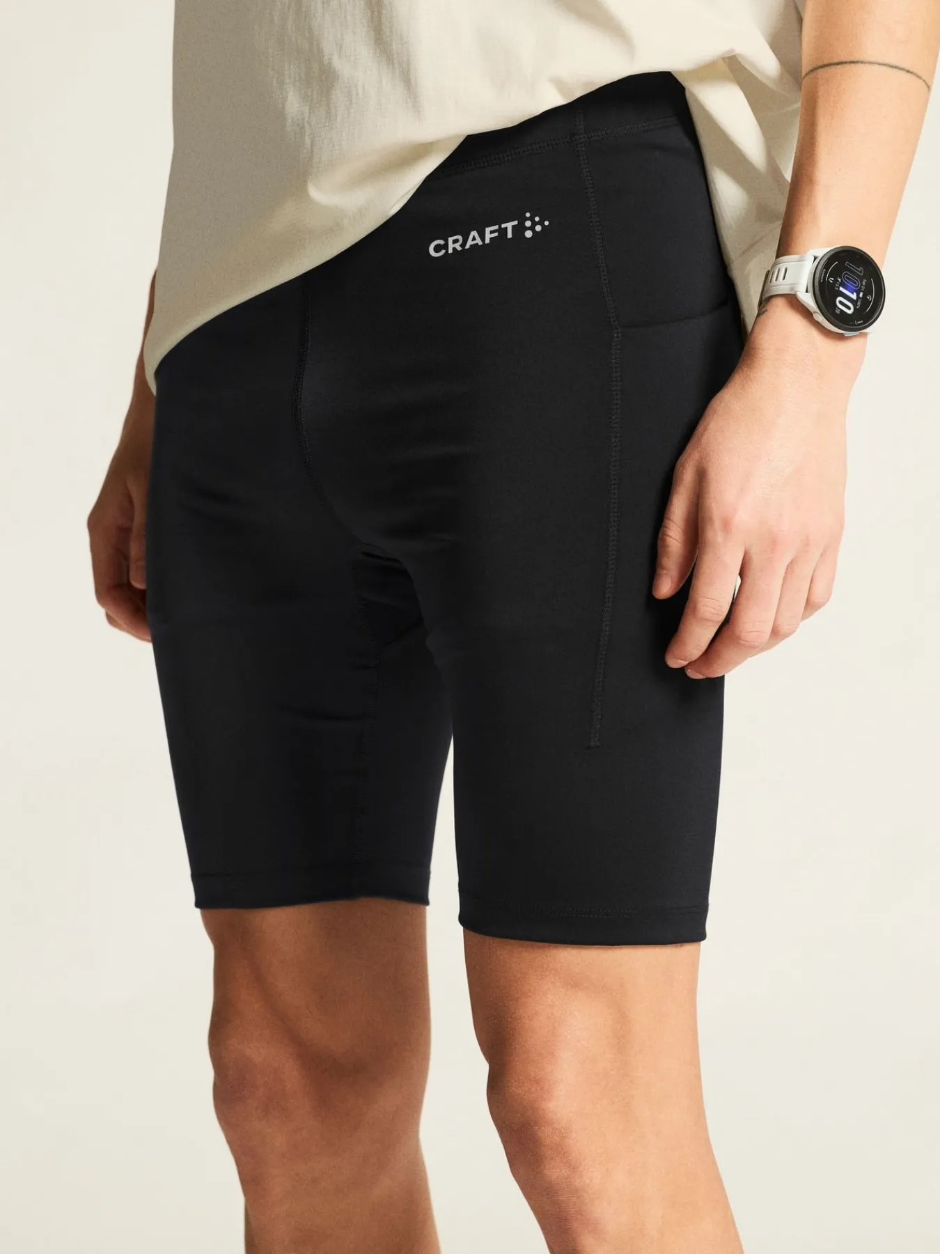 Tights|Løping>Craft Sportswear Essence Short Tights 3 M Black