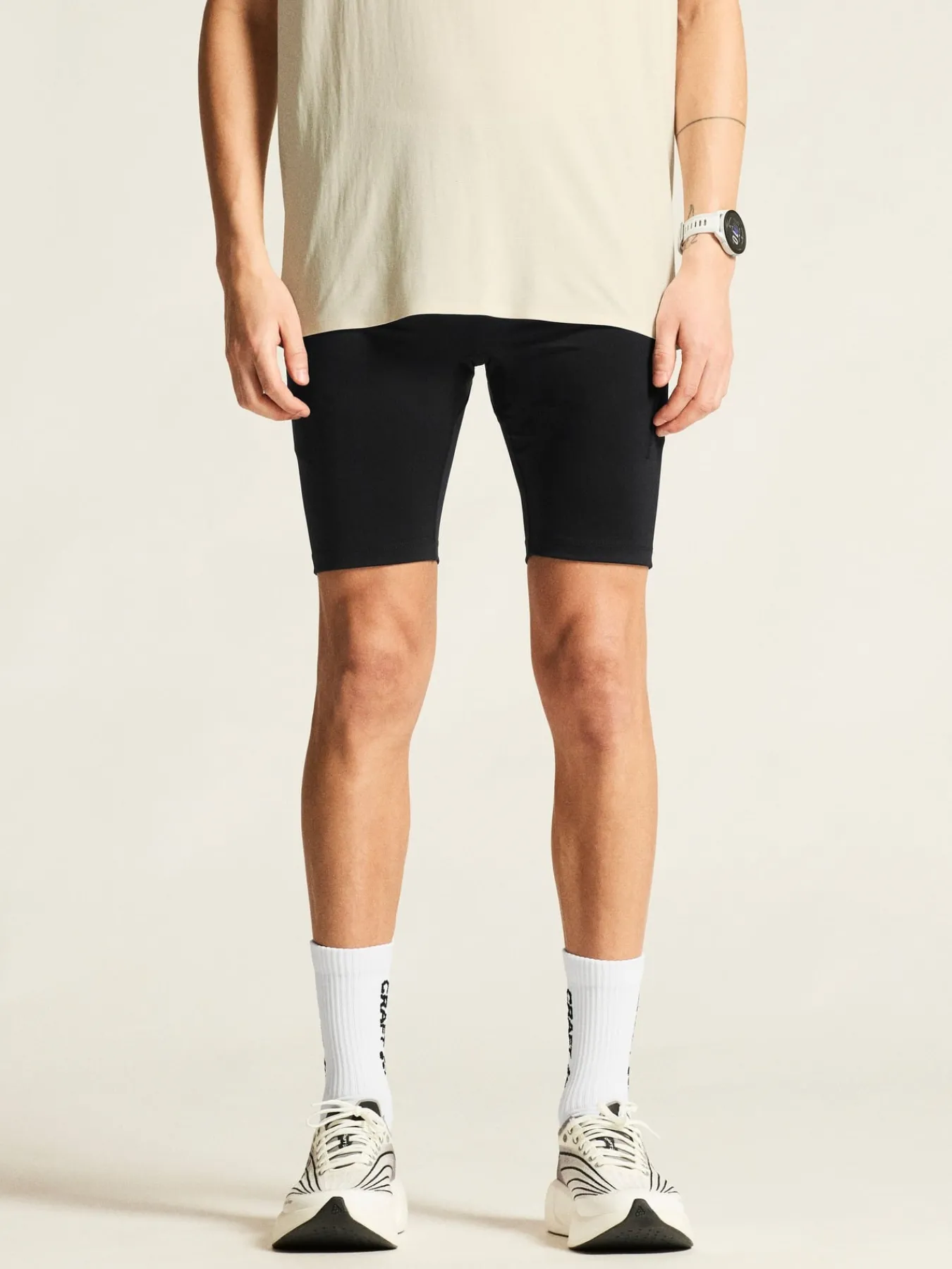 Tights|Løping>Craft Sportswear Essence Short Tights 3 M Black