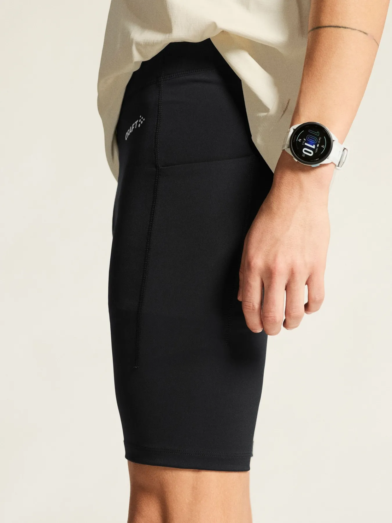 Tights|Løping>Craft Sportswear Essence Short Tights 3 M Black
