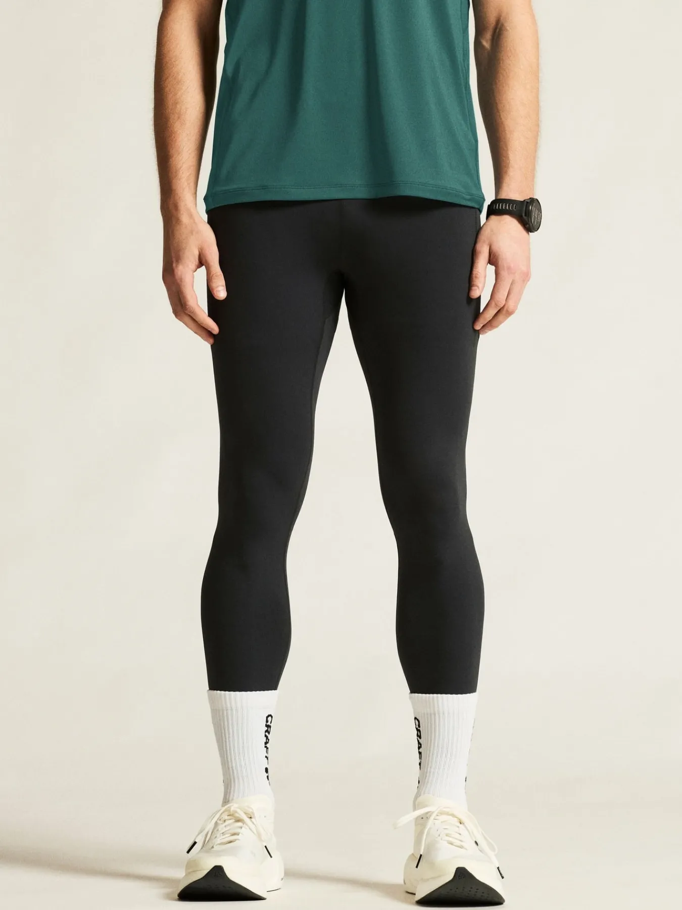 Tights|Løping>Craft Sportswear Essence Tights 3 M Black