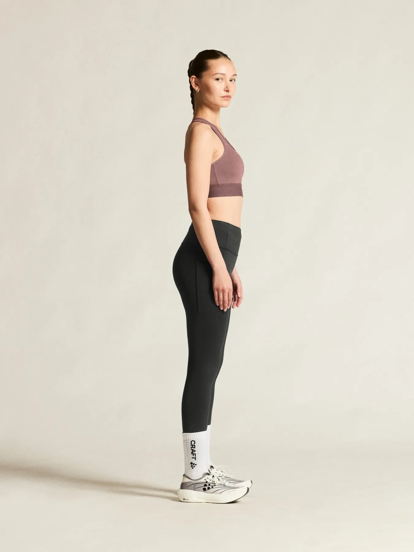 Tights|Løping>Craft Sportswear Essence Tights 3 W Black