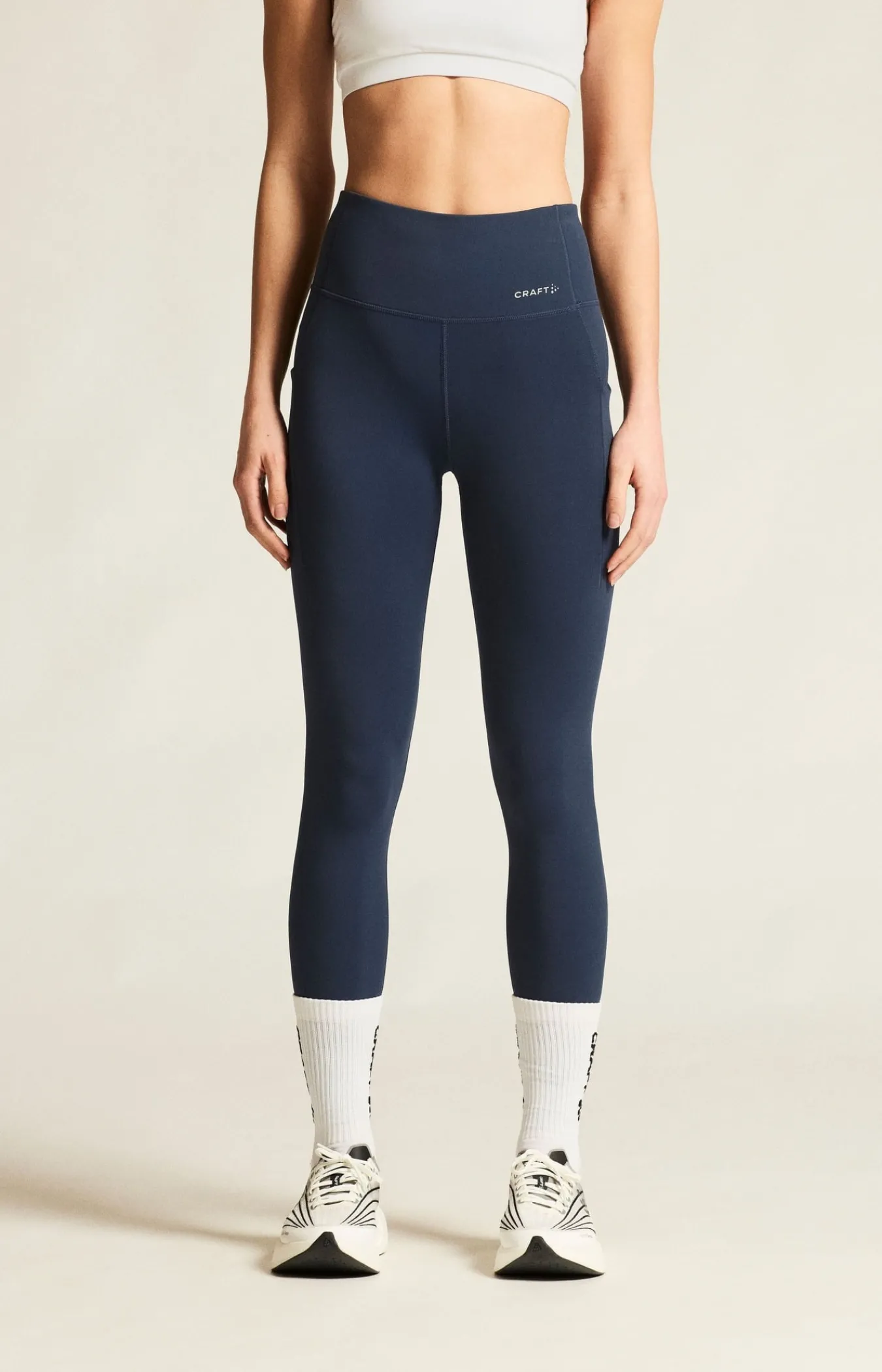 Tights|Løping>Craft Sportswear Essence Tights 3 W Blaze